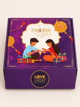 Raksha Bandhan Exclusive Hamper – Premium Chocolate & Rakhi Gift Box | Love Over Crust
