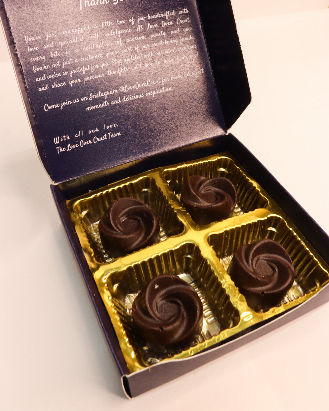4 Piece Dark Chocolate