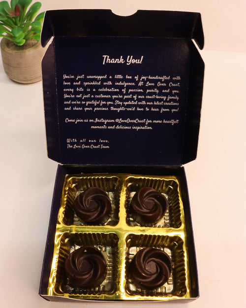 4 Piece Dark Chocolate