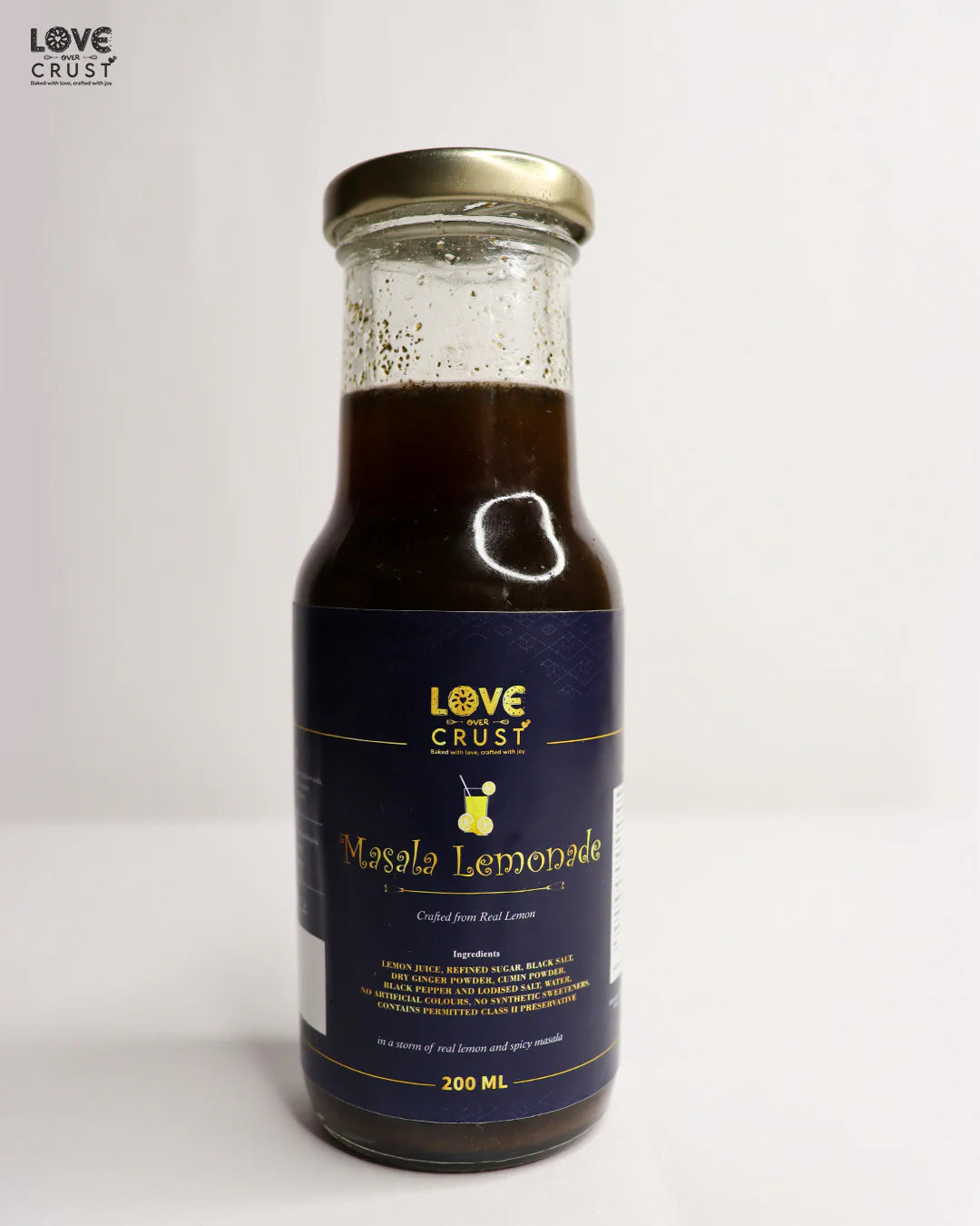 Handmade Masala Lemonade – 200 ml Bottle